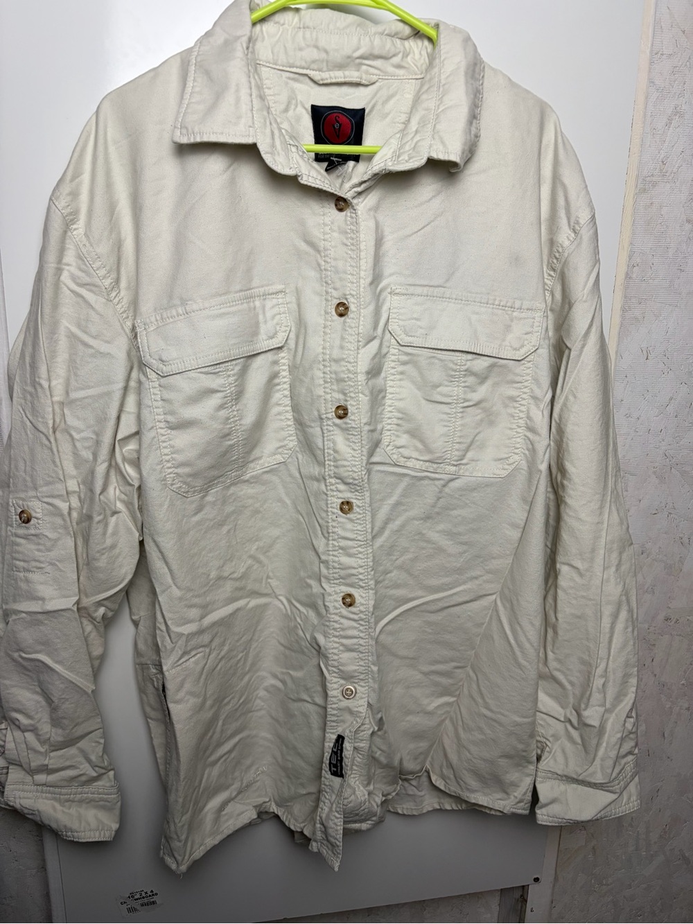 SCOTTeVEST TEC Adventurer Long‎ Sleeve Shirt 6 Hidden Pockets -